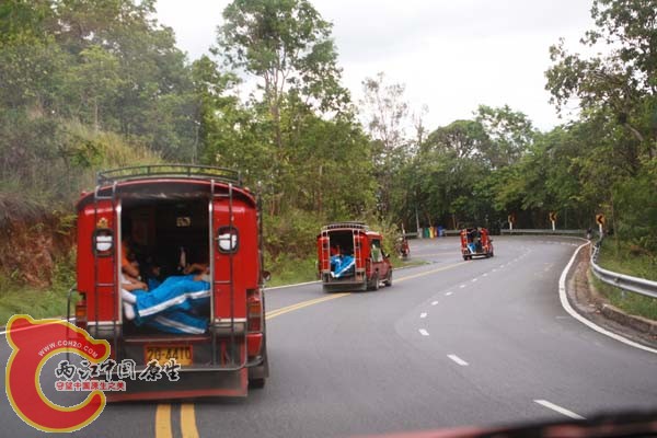 清迈的校车