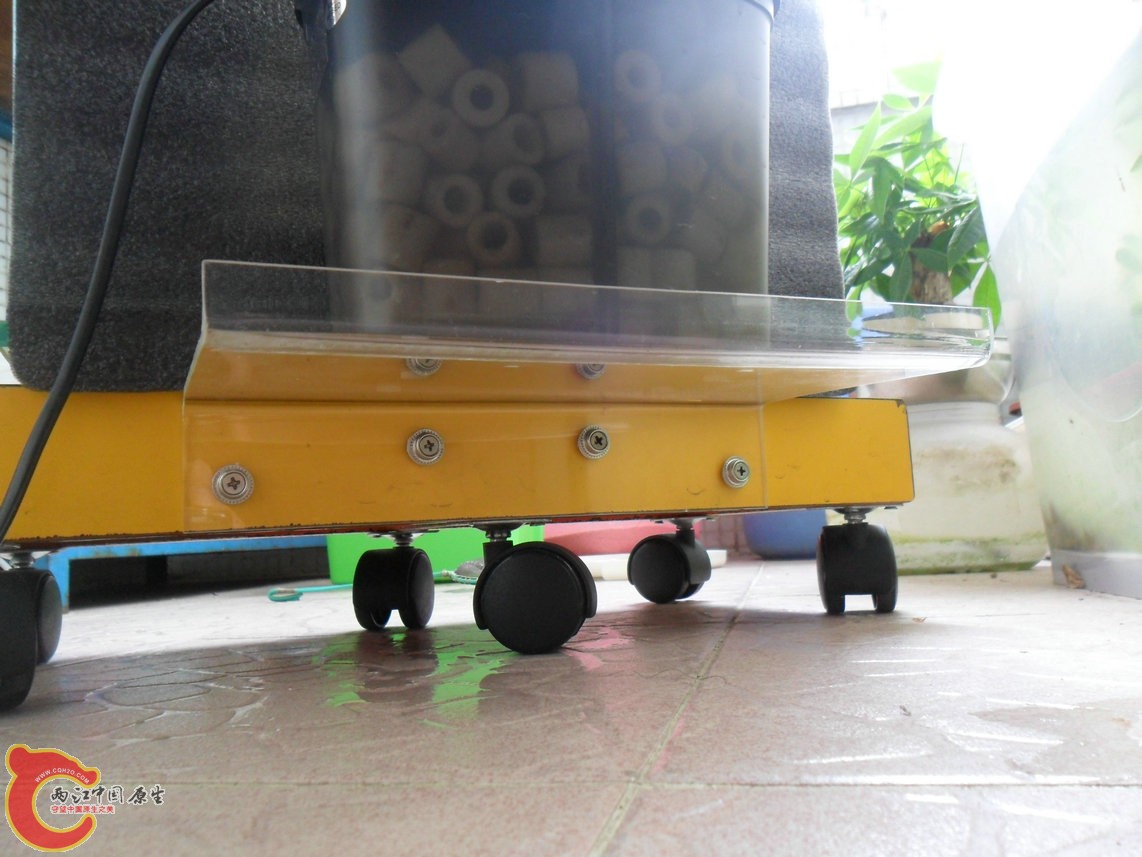 后面的亚克力板是用来放过滤桶的 后面的亚克力板是用来放过滤桶的