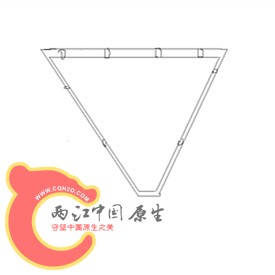 画的不好，见笑了，这种是双层的，里面的那层是绑网的，中间是小螺丝帽焊接上的，外面的是保护抄网不磨损。