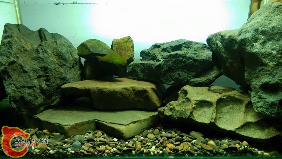 反覆調整位置就像小朋友玩積木一樣，花了3個小時成景。