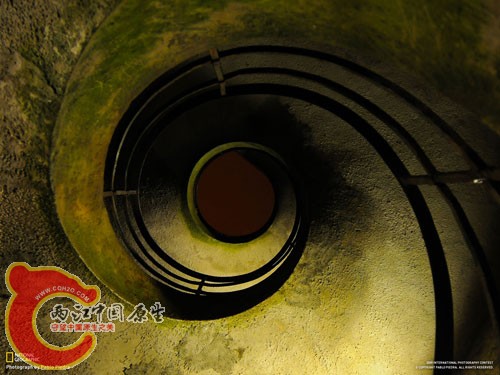 螺旋阶梯，海德尔堡，德国