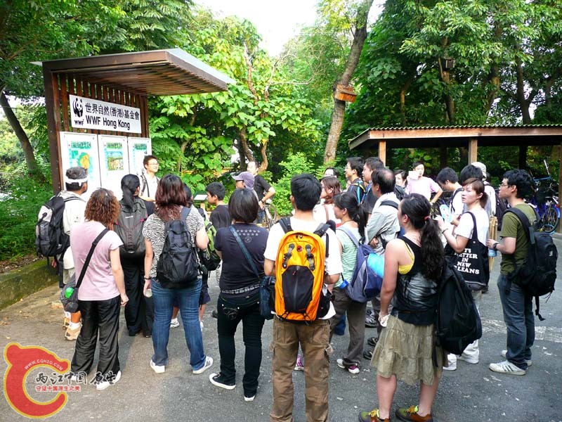 一起聽工作人員指導