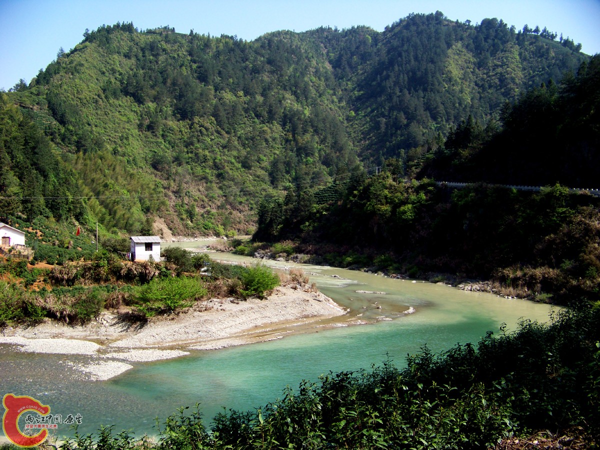 采石污染水