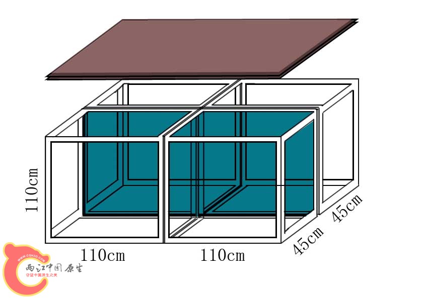 底柜，可放4个方缸